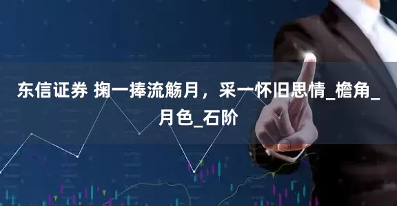 东信证券 掬一捧流觞月，采一怀旧思情_檐角_月色_石阶