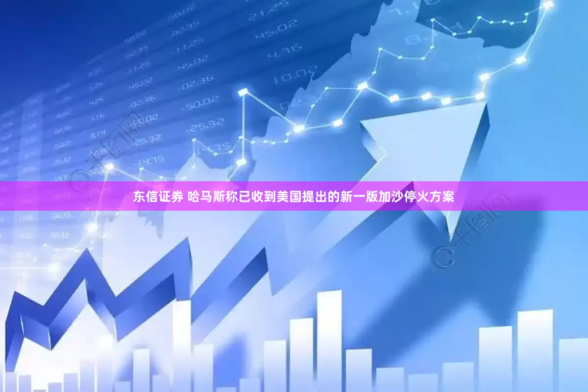 东信证券 哈马斯称已收到美国提出的新一版加沙停火方案